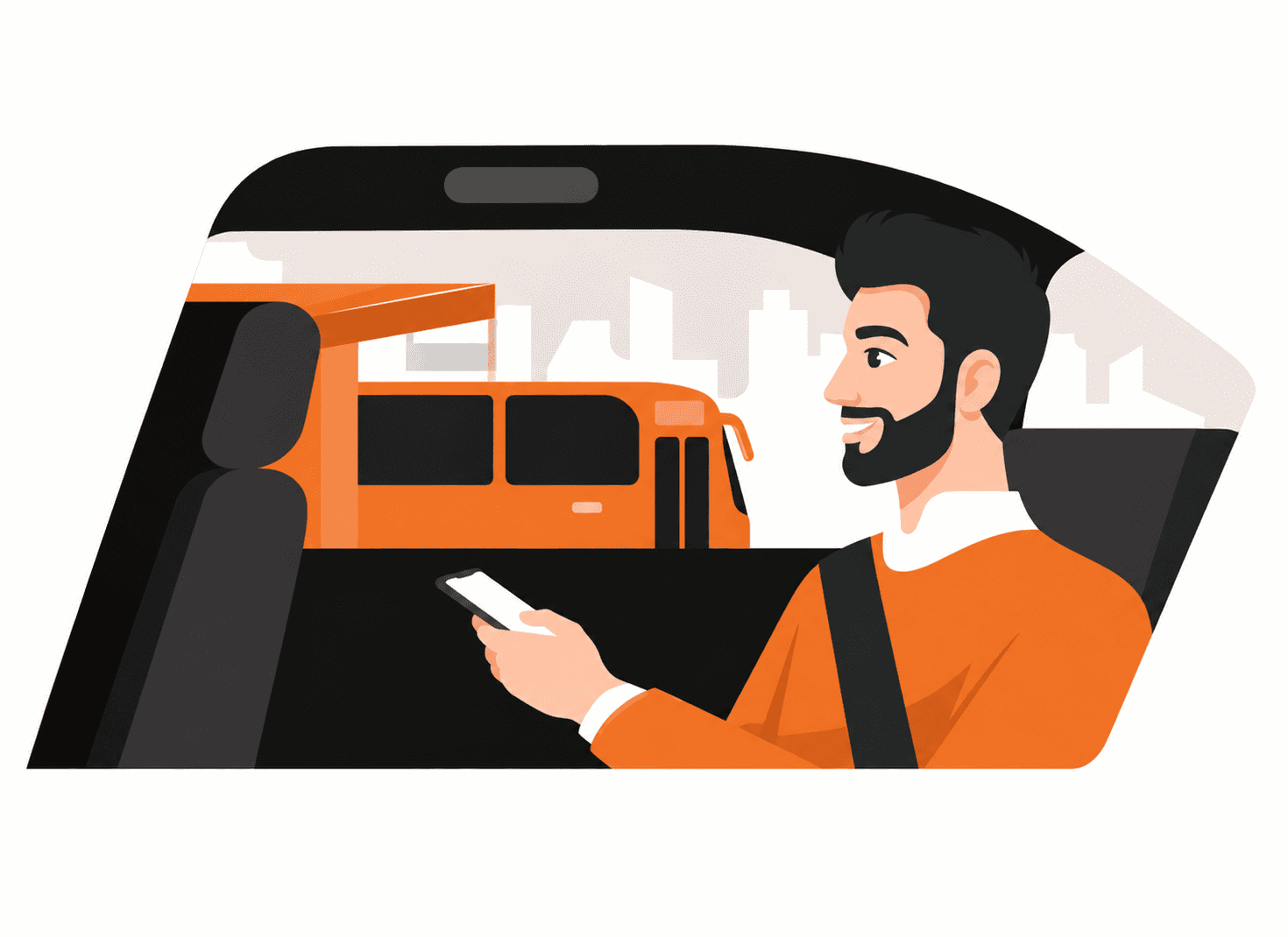 Driver with phone